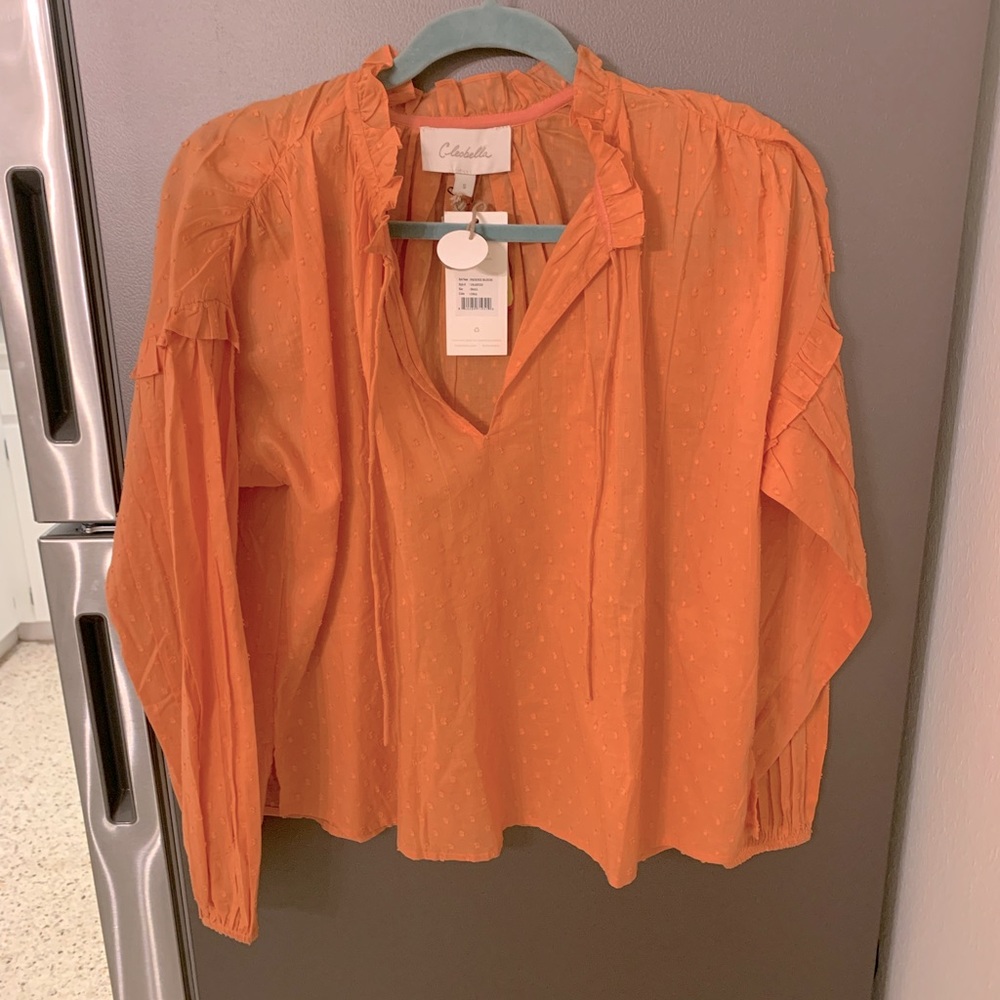 Cleobella Orange Blouse